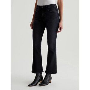 AG Adriano goldschmied Size 29 Black Farrah High Waist Ankle Skinny Jeans